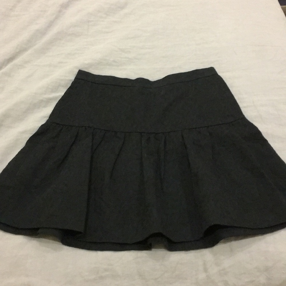 JCrew black Jacquard Skirt